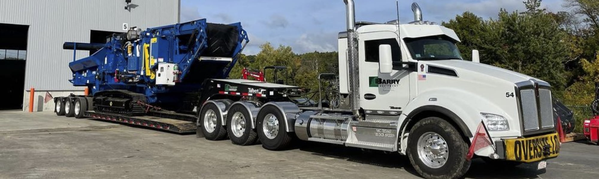 Barry Equipment Day Cab Pulling Astec 57100
